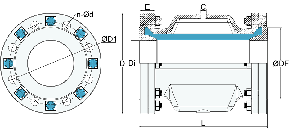 cast pinch valve