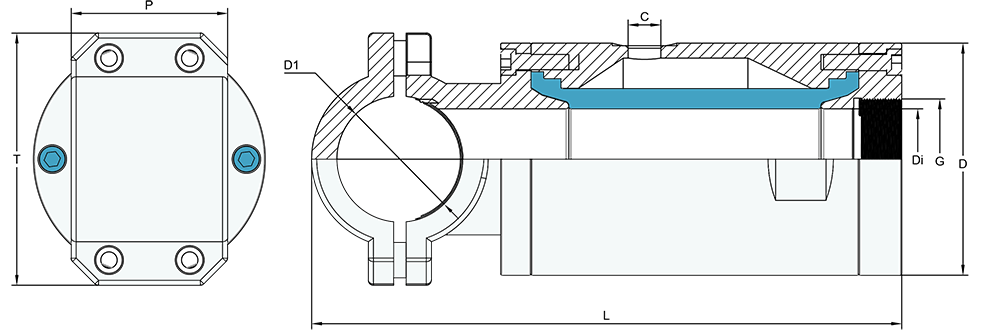 3 way pinch valve